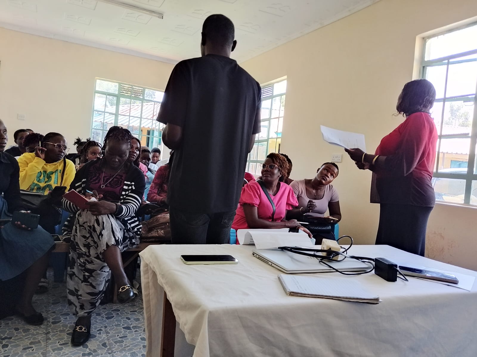St Andrews Mission Center community members
